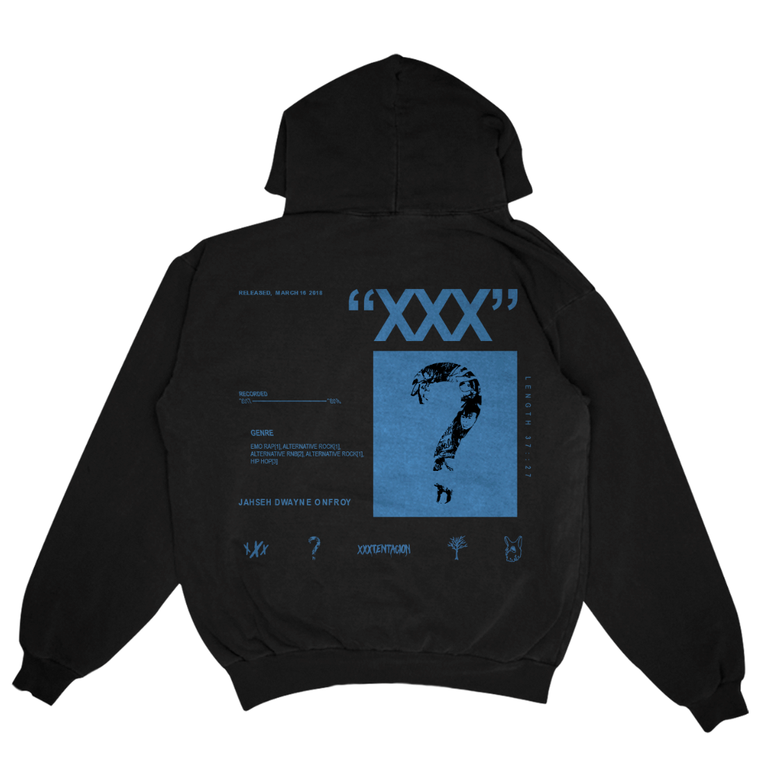 XXXTentacion - ? 5 Year Anniversary Hoodie II